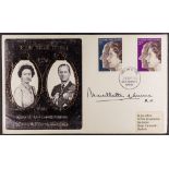 MOUNTBATTEN OF BURMA AUTOGRAPH on GB 1972 Silver Wedding FDC.