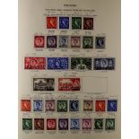 COLLECTIONS & ACCUMULATIONS COMMONWEALTH QE2 TO 1966 IN TWO NEW AGE ALBUMS with mint or used issues,