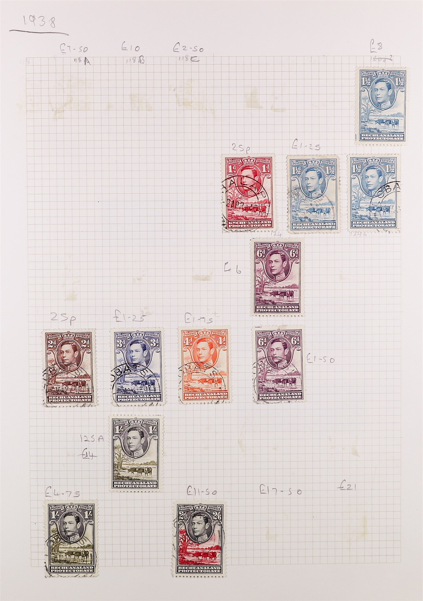 COLLECTIONS & ACCUMULATIONS KING GEORGE VI COLLECTION S.T.C. +/- £5000 of mint and used in an album. - Image 3 of 11
