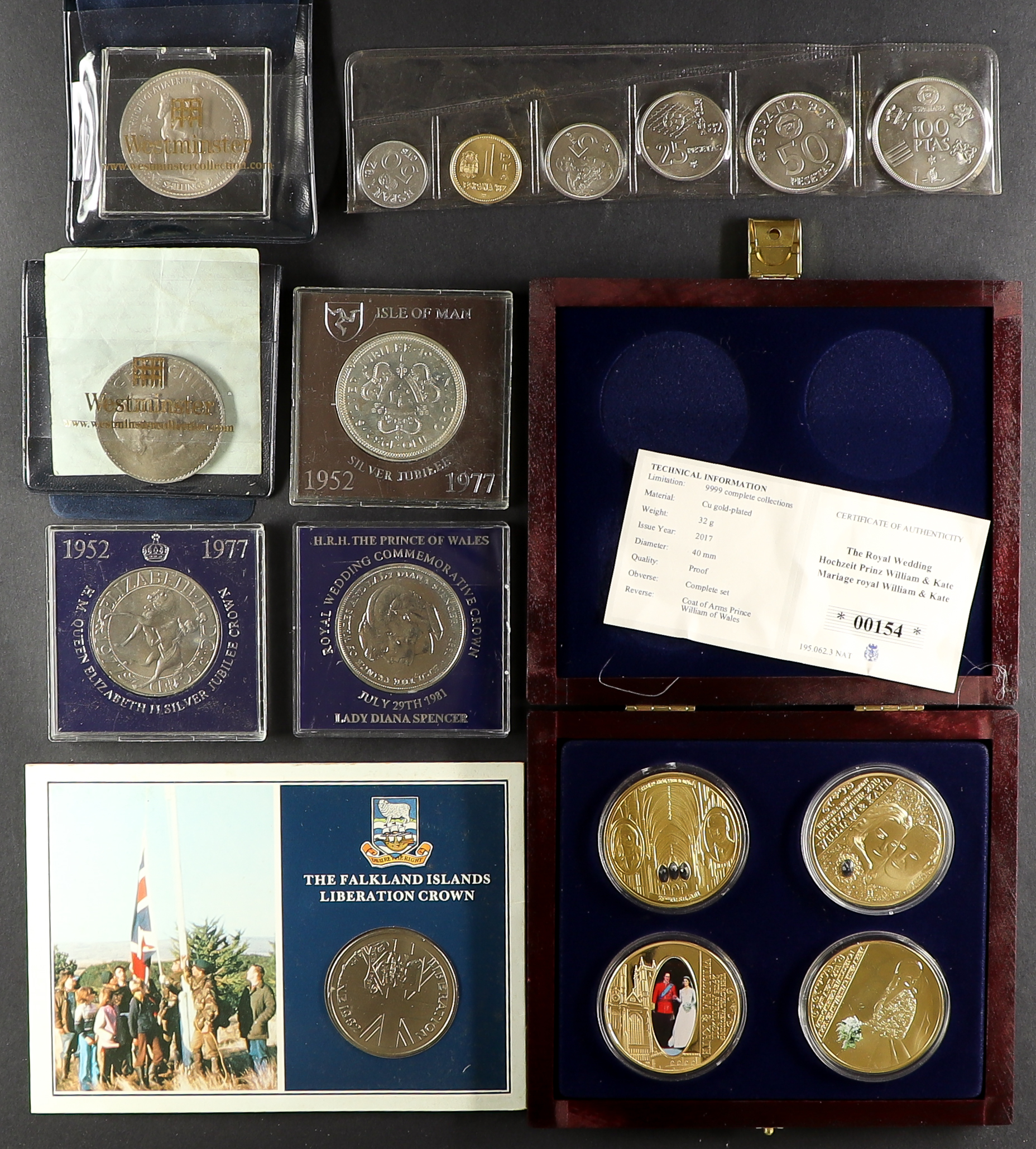 NUMISMATIC ACCUMULATION 1970-2019. A chiefly 20th Century hoard in presentation boxes, capsules, - Image 11 of 11