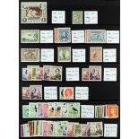 COLLECTIONS & ACCUMULATIONS COMMONWEALTH - AUSTRALASIA & PACIFIC NEVER HINGED MINT ranges on stock