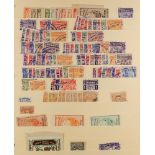 COSTA RICA REVENUE STAMPS COLLECTION On pages and in packets, with timbre fiscals including some "