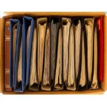 COLLECTIONS & ACCUMULATIONS WORLD COLLECTION IN 24 BINDERS in two boxes, all areas, some GB