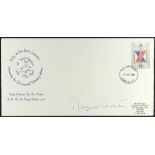 MARGARET THATCHER AUTOGRAPH on 1986 Parliamentary Conference FDC, printed Finchley and Friern