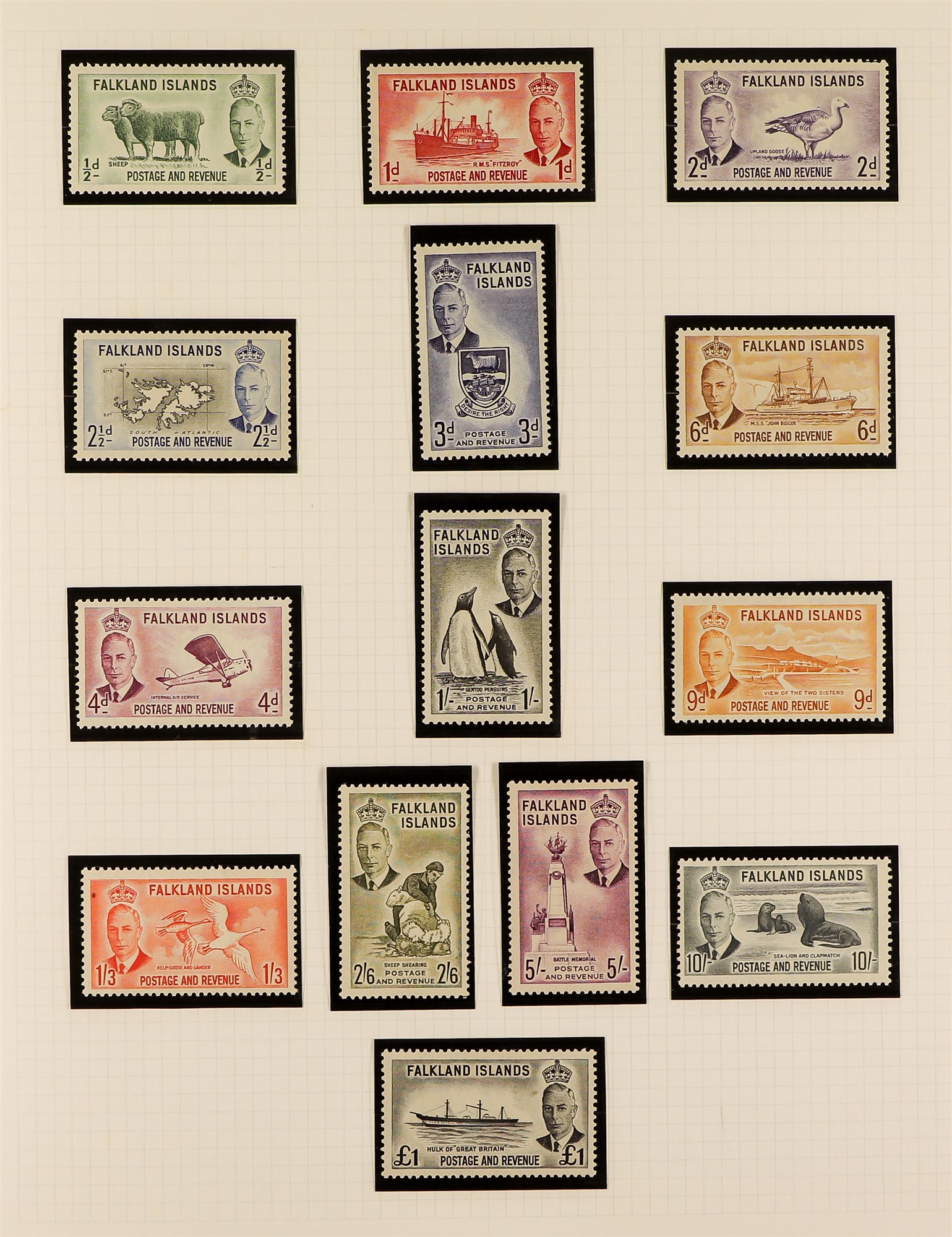 COLLECTIONS & ACCUMULATIONS COMMONWEALTH KING GEORGE VI MINT COLLECTION in an album, Antigua through - Image 4 of 16