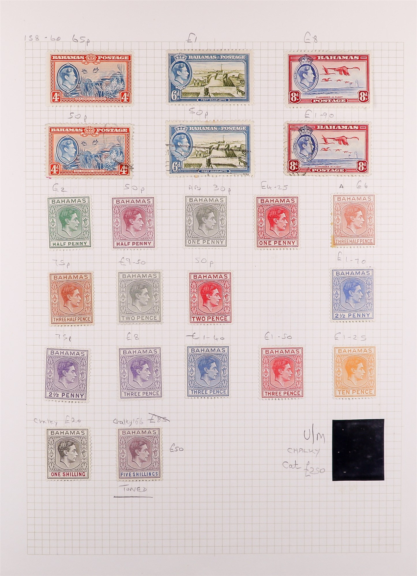 COLLECTIONS & ACCUMULATIONS KING GEORGE VI COLLECTION S.T.C. +/- £5000 of mint and used in an album. - Image 2 of 11