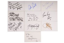 Dr Who Autographs