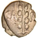 Cunobelinus Linear. Catuvellauni & Trinovantes. c.AD 8-41. Celtic gold quarter stater. 10mm. 1.31g.