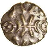 Vepo Triadic. Corieltauvi. c.AD 15-40. Celtic gold stater. 18mm. 5.11g.