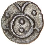 Baker’s Boar. Corieltavi. c.55-45 BC. Celtic silver minim. 7mm. 0.16g.