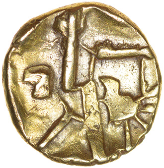 Duro Boat Gold. Durotriges. c.50-30 BC. Celtc gold quarter stater. 11mm. 1.48g. - Image 2 of 2