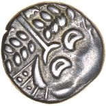 Cranborne Chase. Durotriges. c.58-40 BC. Celtic silver stater, prob with a little gold. 18mm. 5.77g.