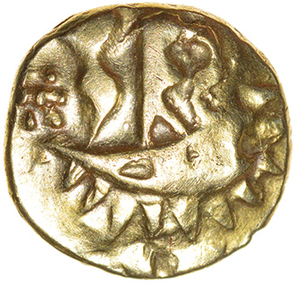 Duro Boat Gold. Durotriges. c.50-30 BC. Celtc gold quarter stater. 11mm. 1.48g.