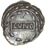 Cunobelinus Pegasus Right. Catuvellauni & Trinovantes. c.AD8-41. Celtic silver unit. 13mm. 1.28g.