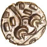 Sunflower. Corieltavi. c.45-10 BC. Celtic gold stater. 18mm. 5.60g.