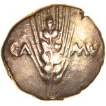 Cunobelinus Classic. Stalk Type. Catuvellauni & Trino. c.AD 8-41. Celtic gold stater. 17mm. 5.44g.