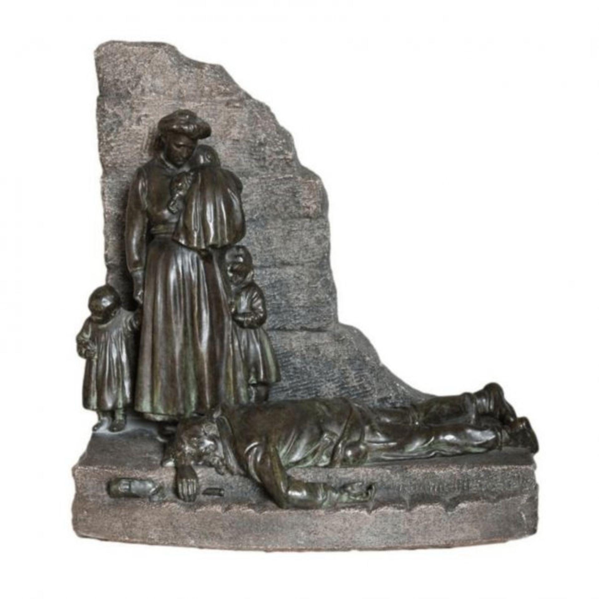 Achille Jacopin bronze sculpture