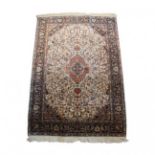 Indian Kashmir silk carpet 175 X 124 cm
