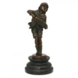 BRONZE SCULPTURE “ACCORDIONIST”