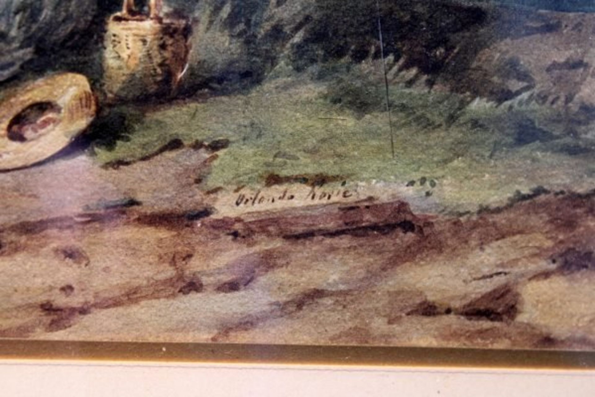 Antique painting by Orlando Norie - Image 3 of 4