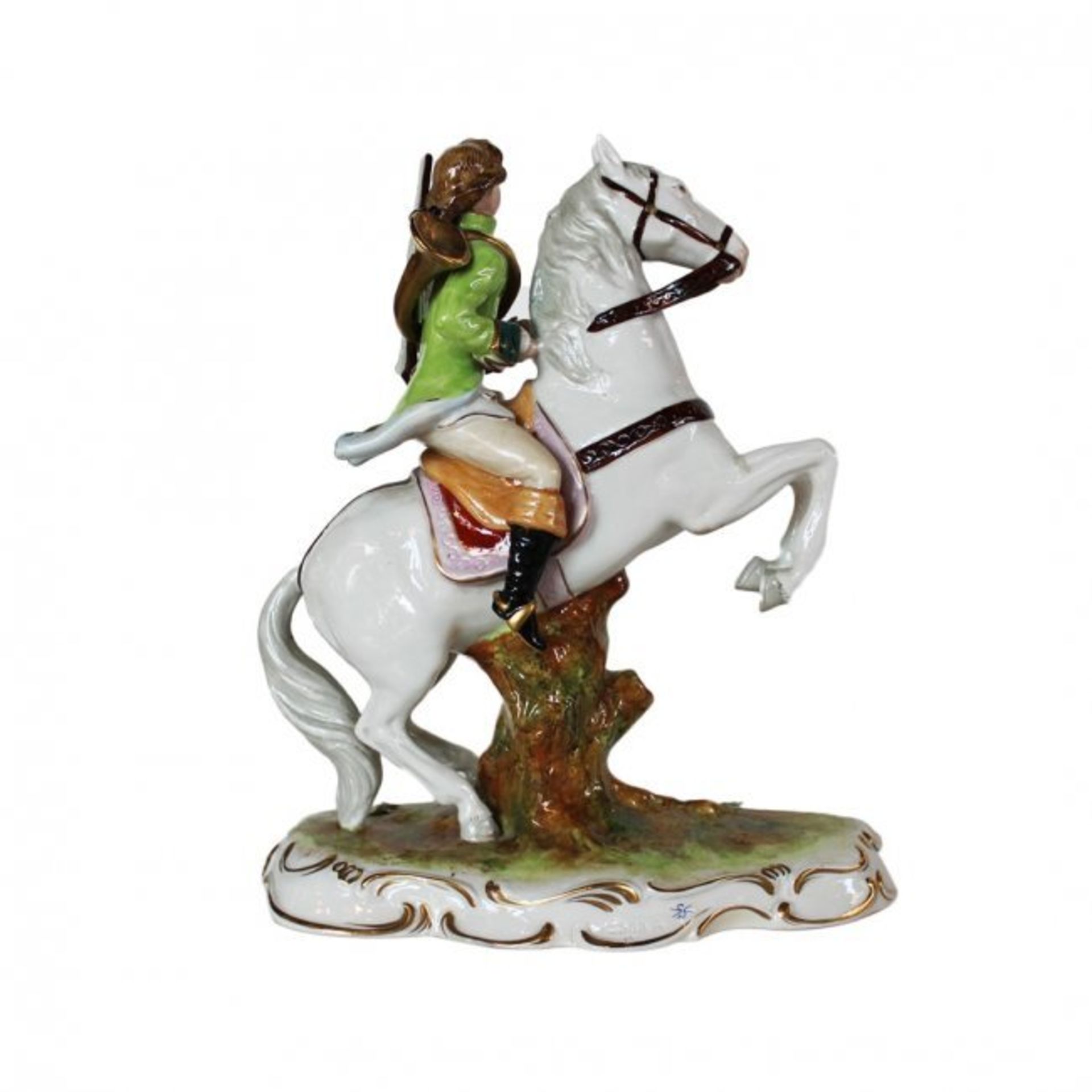 Kister, Scheibe-Alsbach porcelain figurine “Rider" - Image 2 of 2