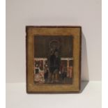 Antique Russian Icon Saint John Baptist