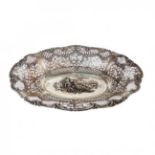 Rococo style antique silver plate