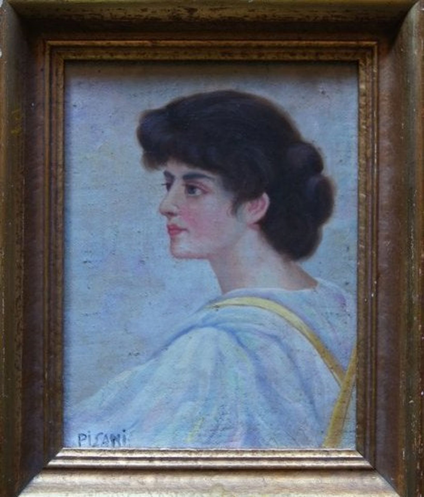 Gustavo Pisani 1877 - 1948 PORTRAIT OF ITALIAN LADY