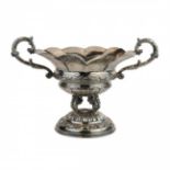 Neoclassical style silver vase