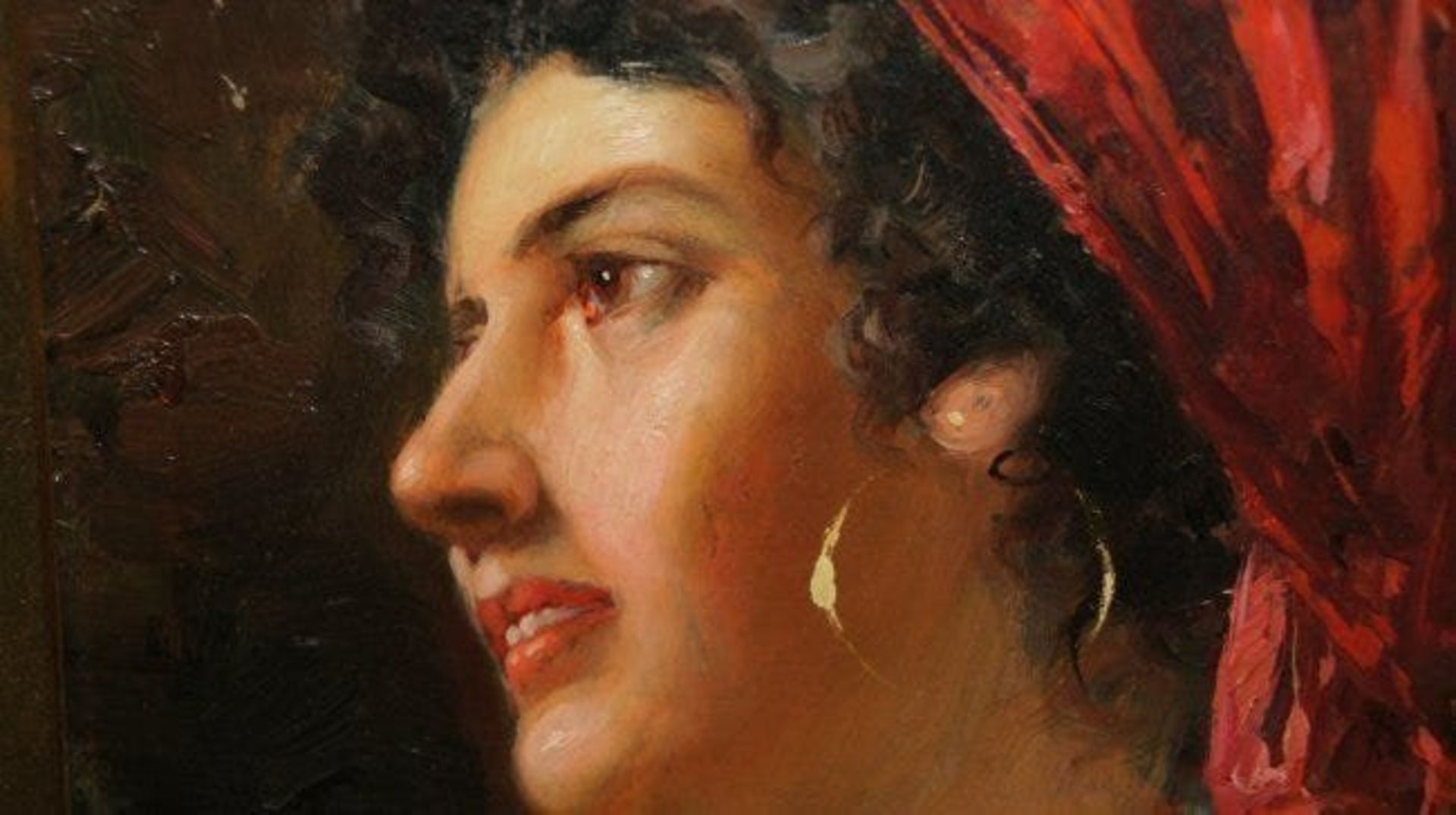 Giuseppe GIARDIELLO 1887-1920 PORTRAIT OF ITALIAN GIRL - Image 5 of 6