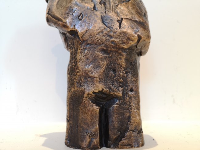 Lithuanian Bronze Sculpture by Leonas Strioga - Image 3 of 3