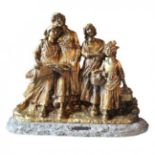 The bronze sculpture “Chant des moissonneuses”