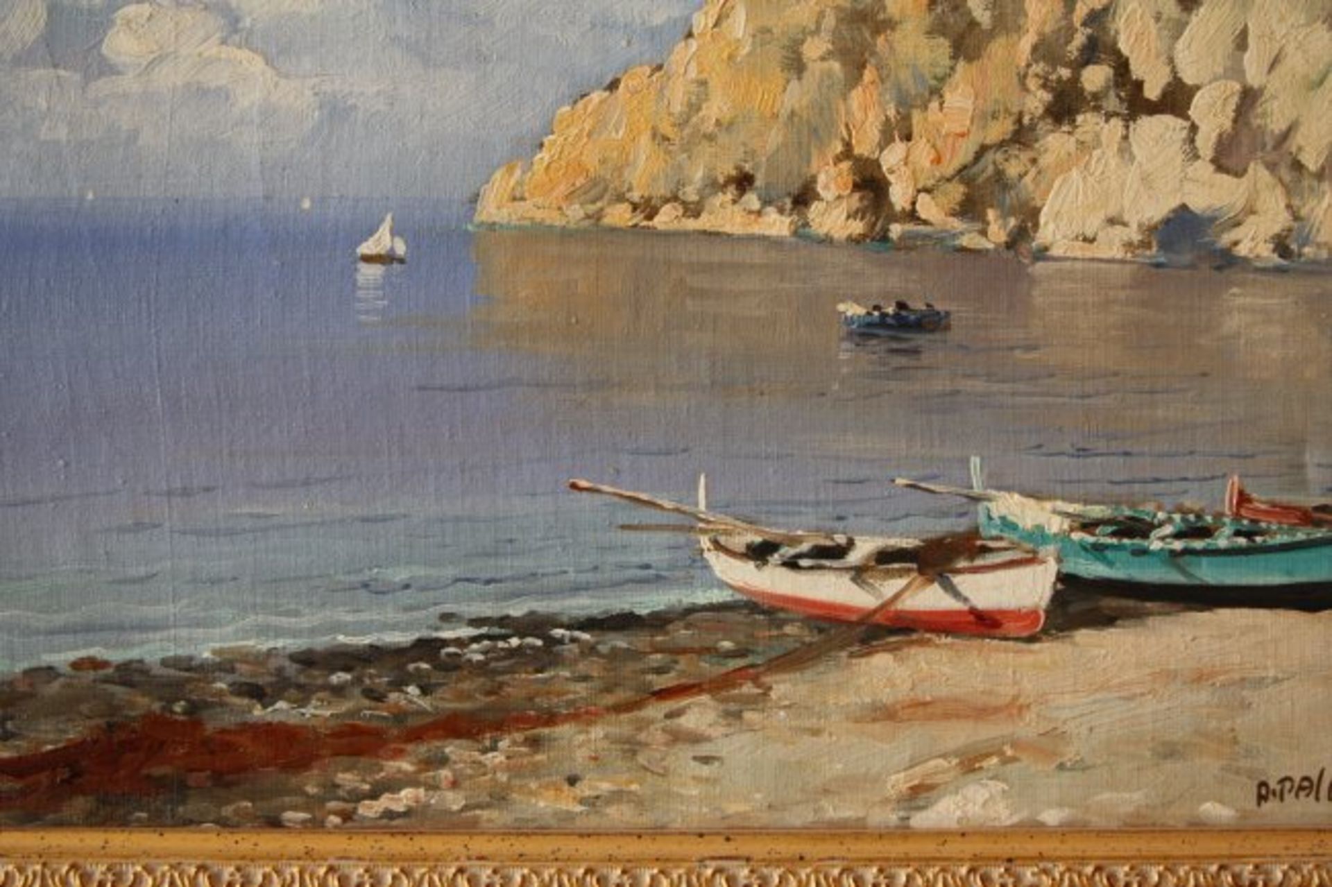 Painting of "Boat Bay" - Image 2 of 4