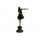 D. H. Chiparus Art Deco bronze sculpture Indian Dancer