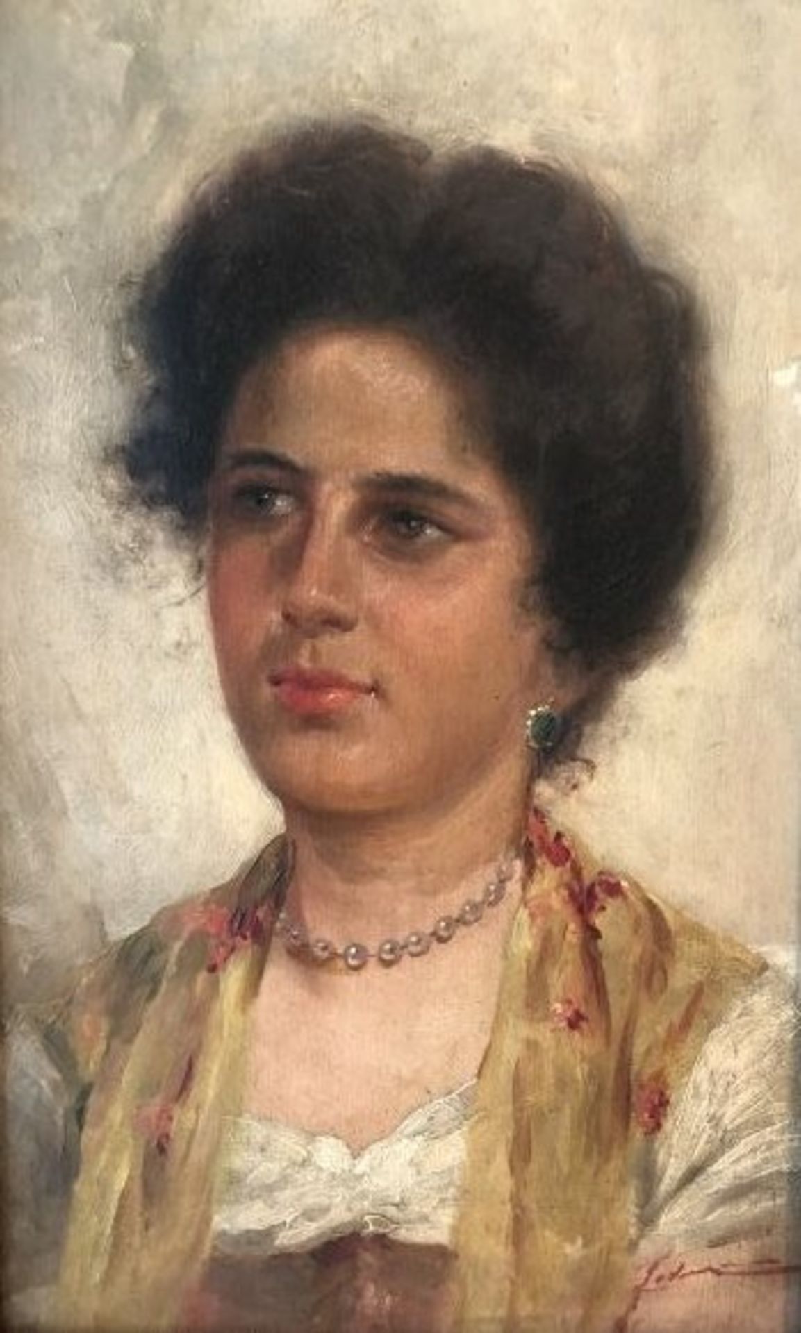 Eduardo FORLENZA 1861-1934 ITALIAN GIRL - Image 3 of 5