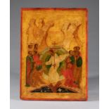 Antique 19th C Russian Icon of Resurrection of Christ