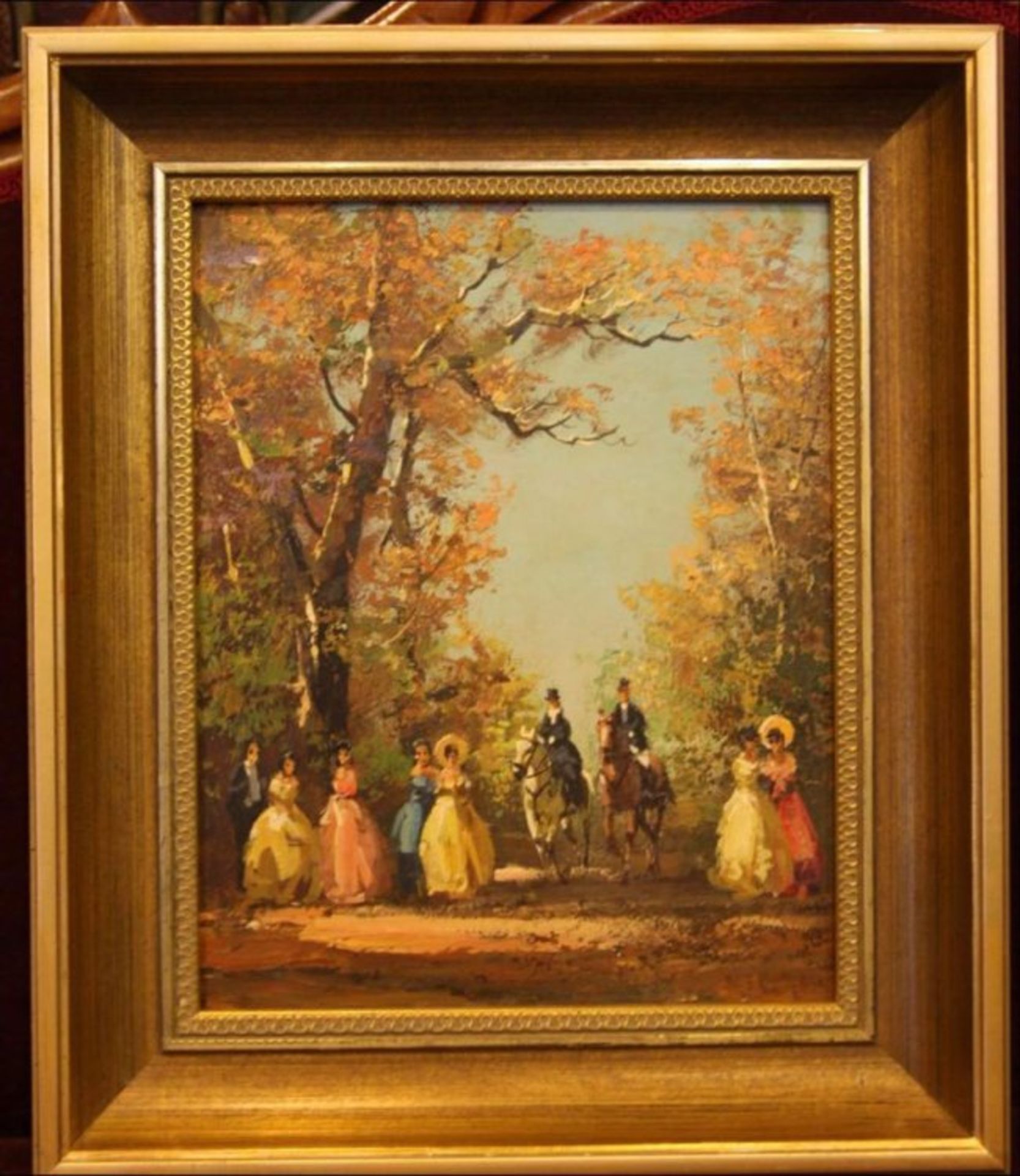 Painting "In the Park" - Image 4 of 4