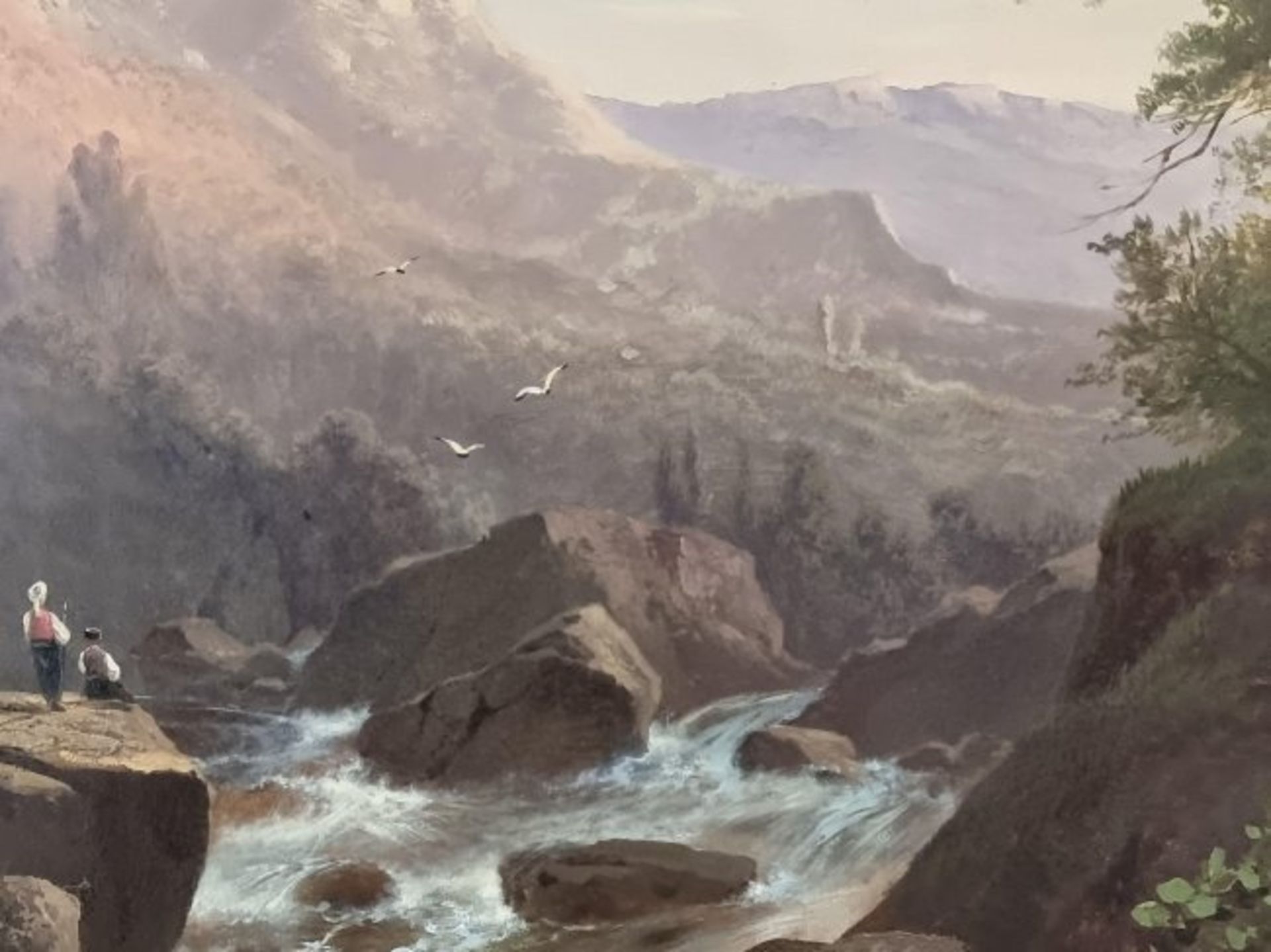 GINE Alexander Vasilievich 1830-1880 CRIMEAN LANDSCAPE - Image 7 of 10