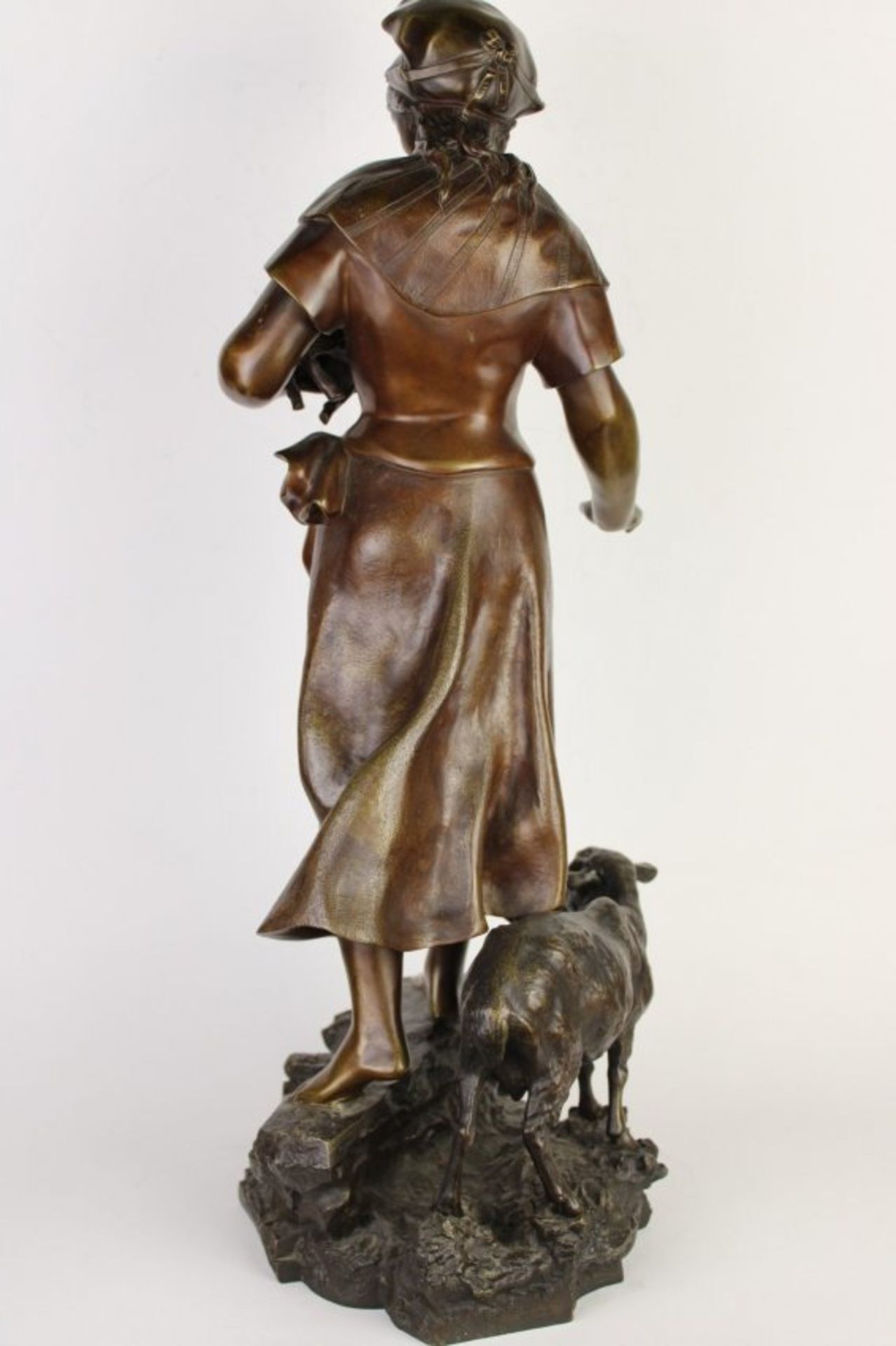 Auguste de Wever bronze sculpture “Innocence” - Image 2 of 2