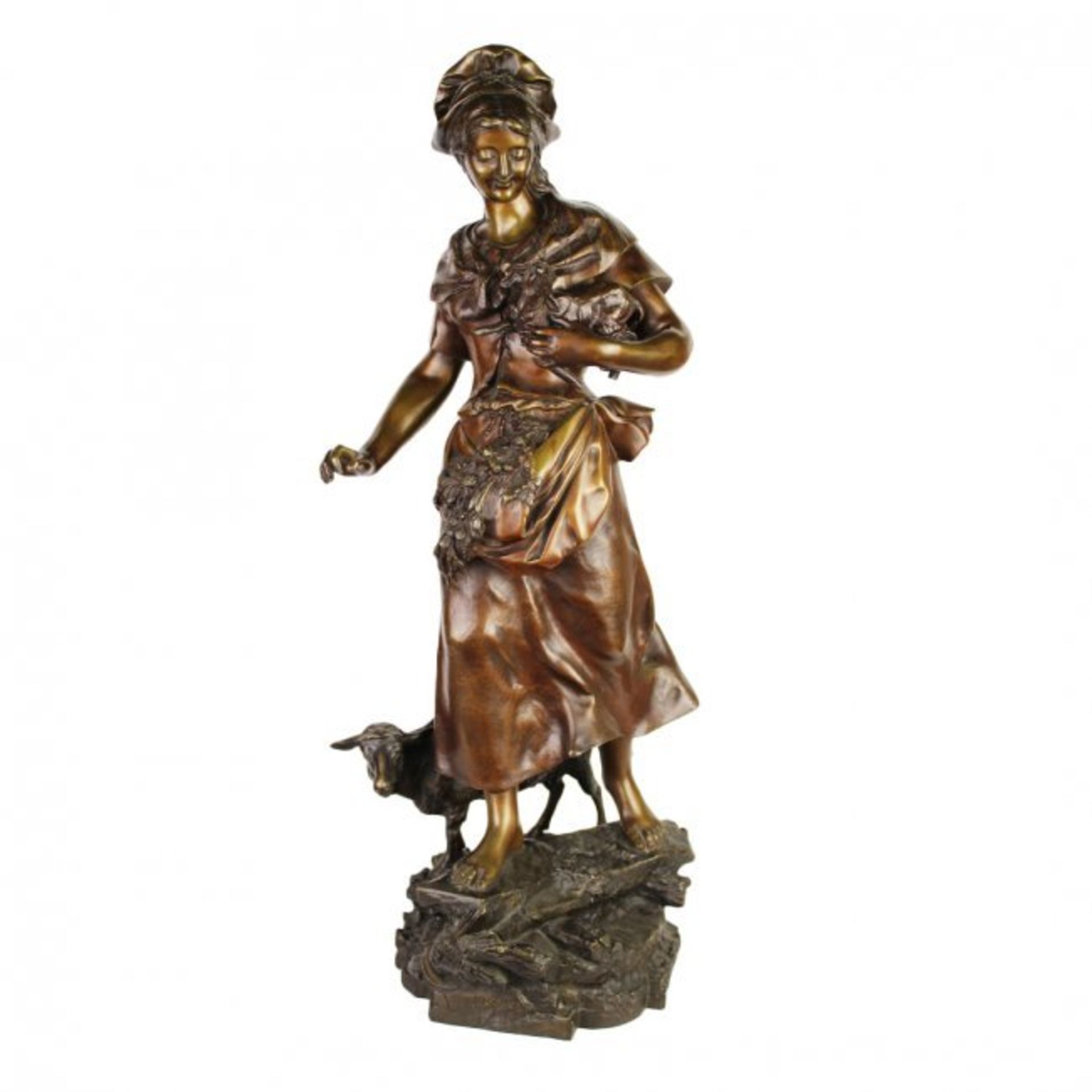 Auguste de Wever bronze sculpture “Innocence”