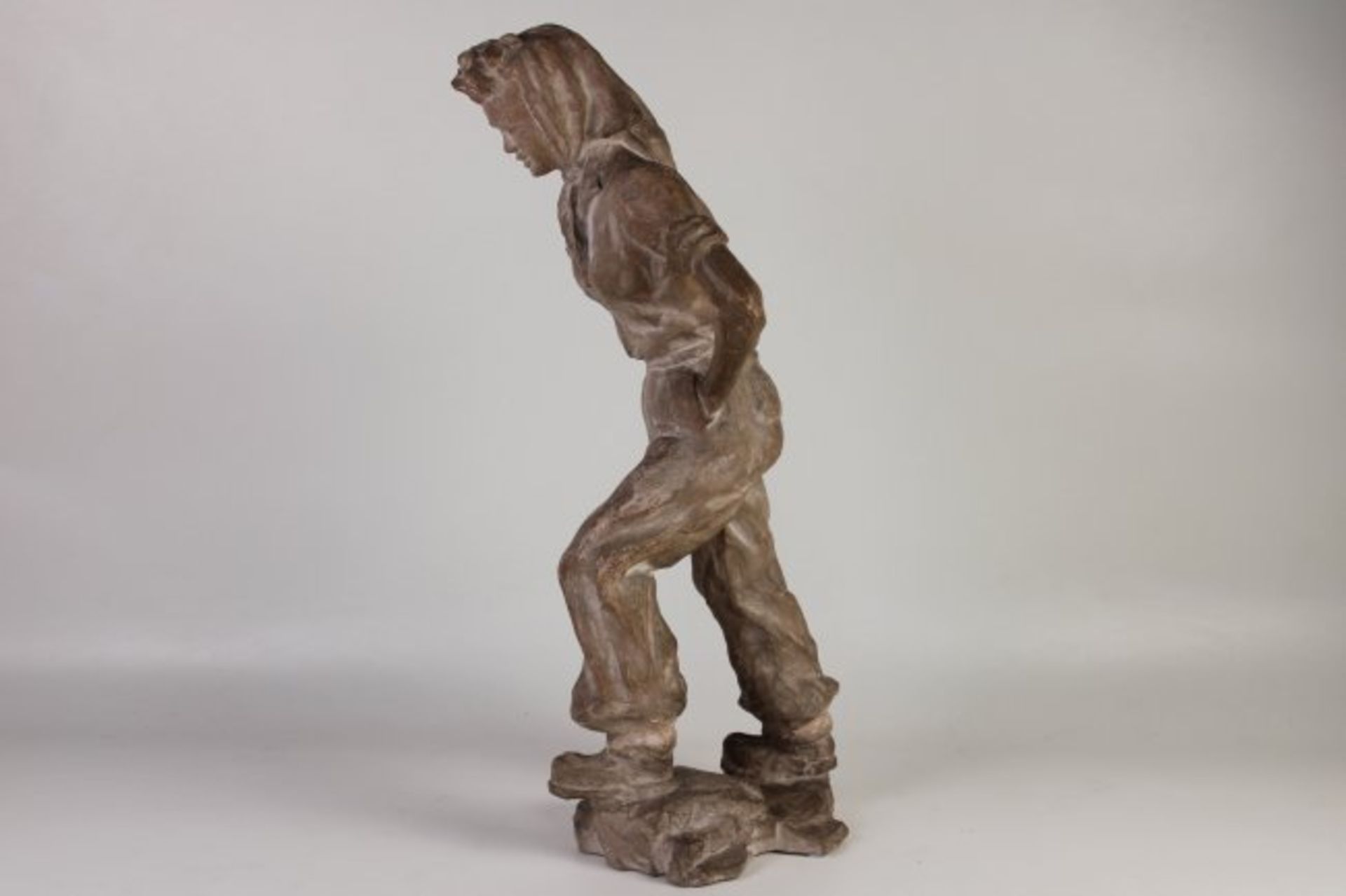 Belgian terracotta sculpture "Woman"