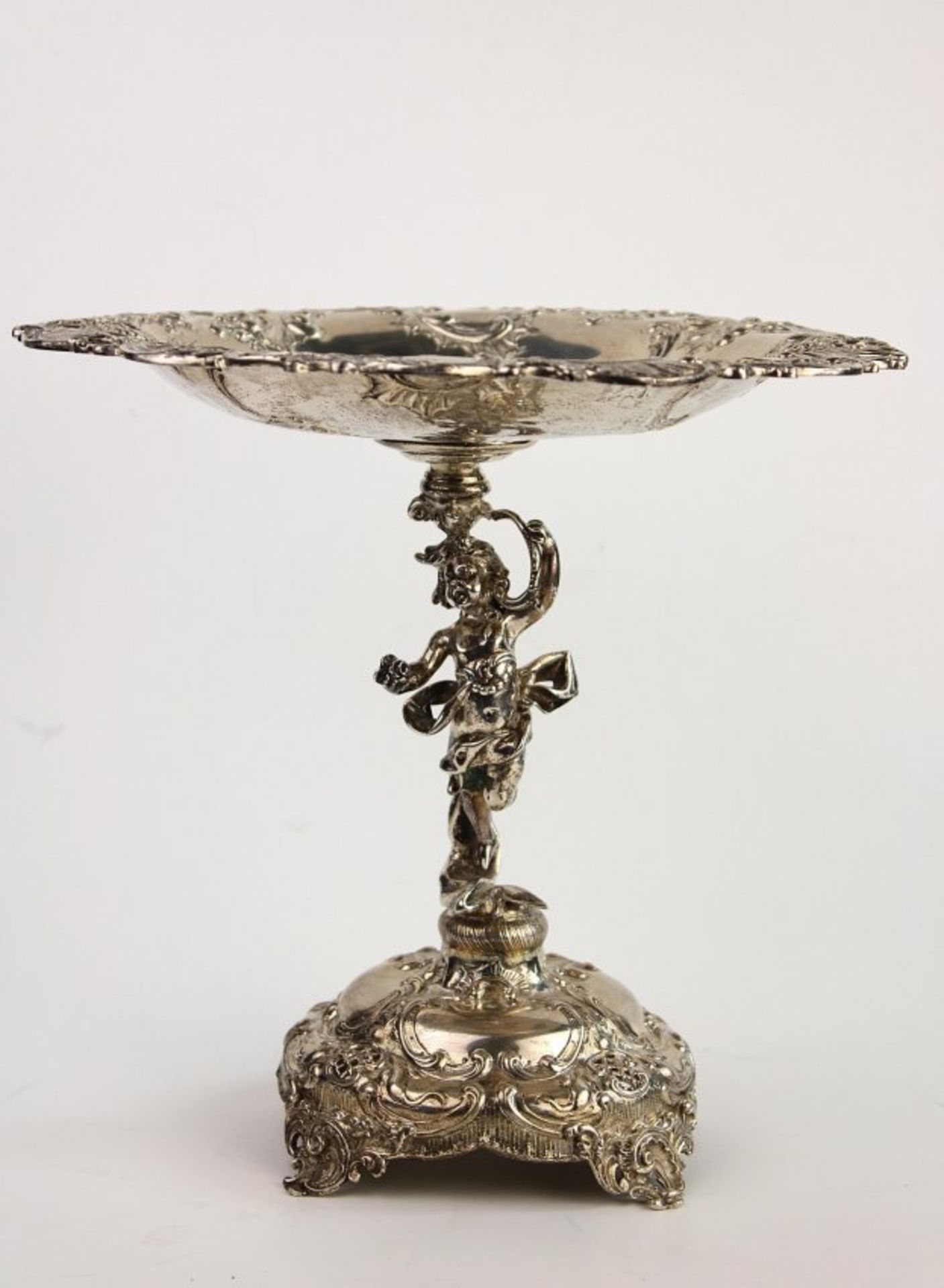 Antique silver plate Rococo Style