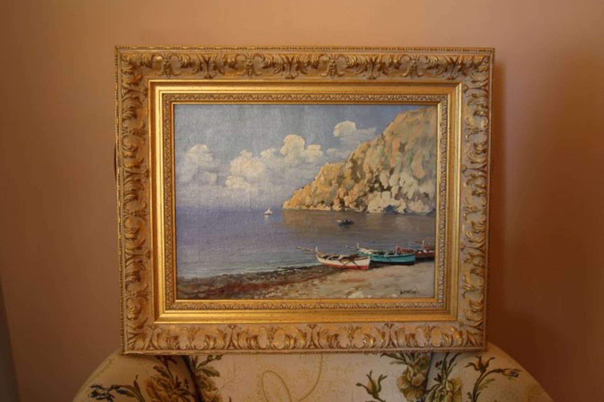 Painting of "Boat Bay"