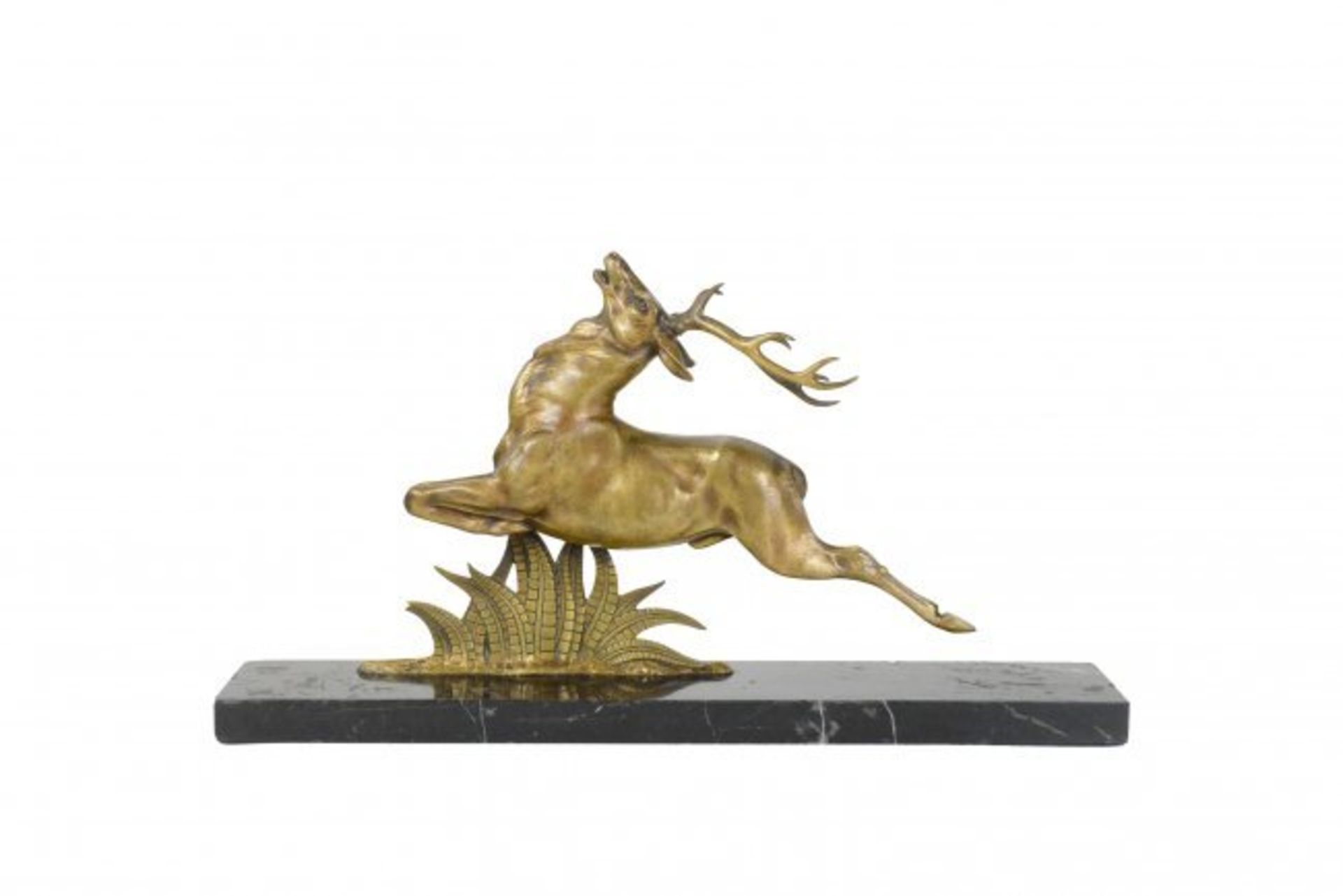 BRONZE ART DECO STYLE SCULPTURE