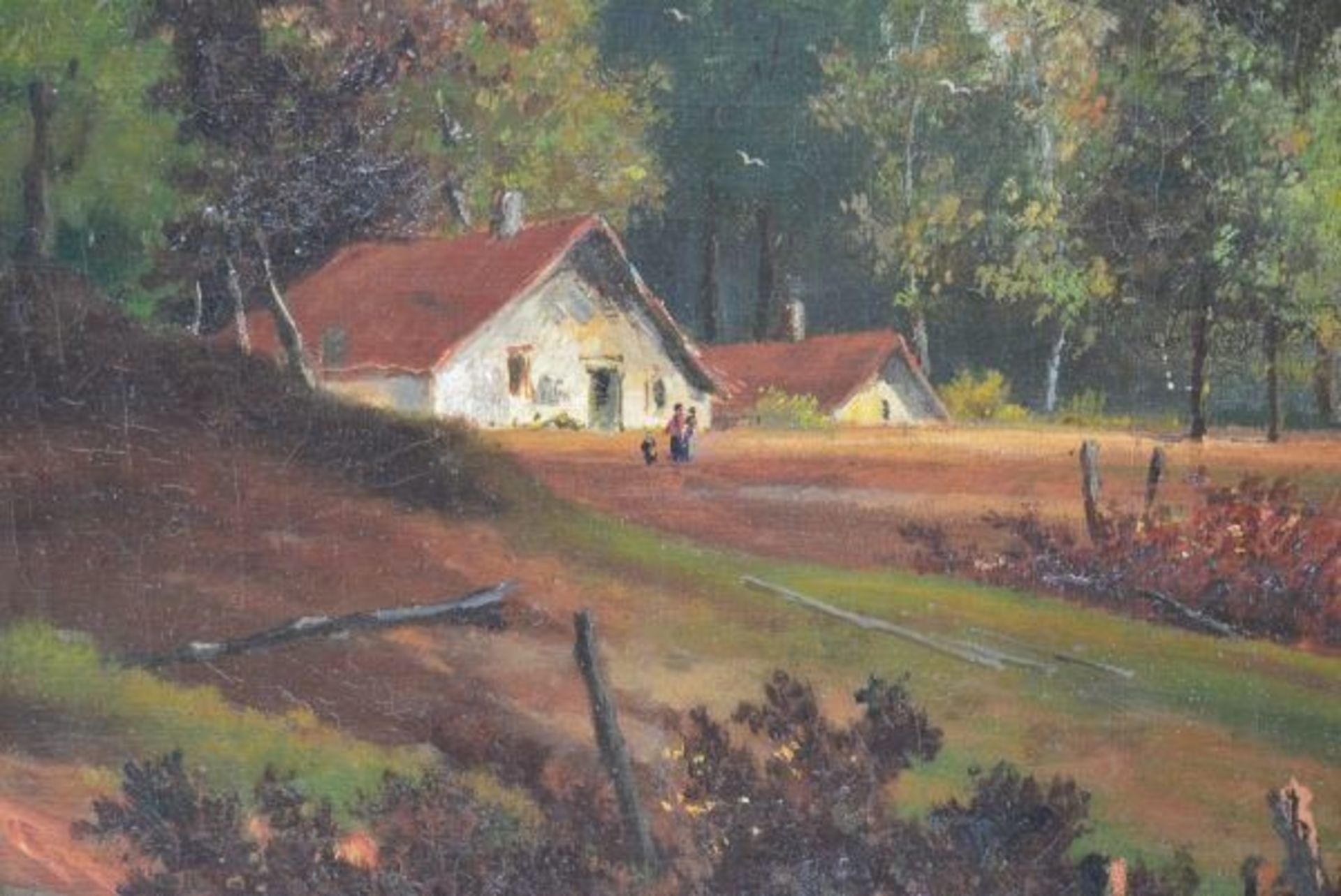 M. Moreira's painting “Homestead in the forest” - Image 3 of 4