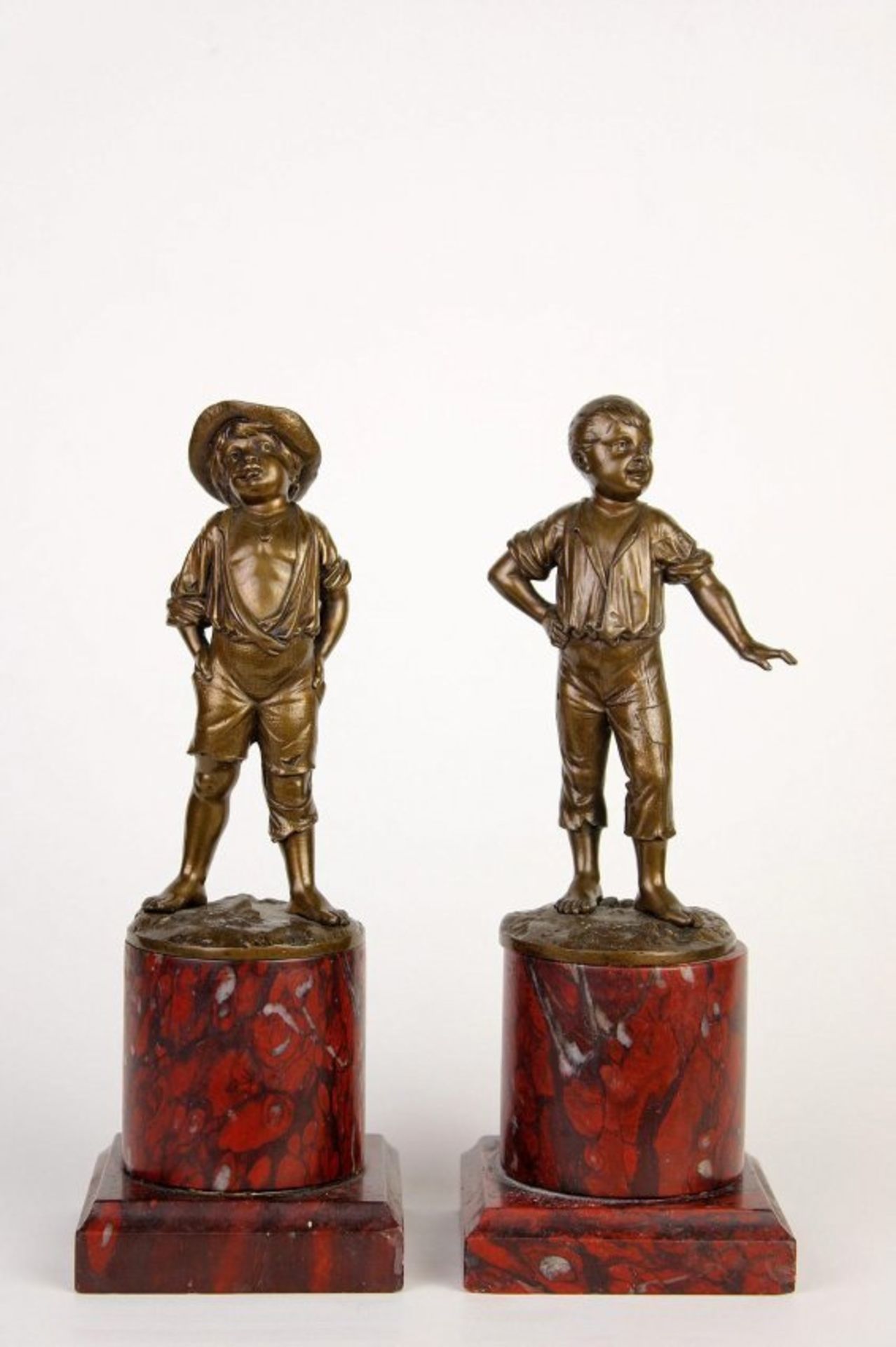 Antique bronze sculptures "Children"