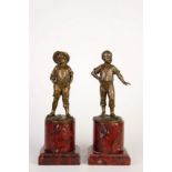 Antique bronze sculptures "Children"