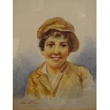 Narciso SCOTTI 1907-? PORTRAIT OF ITALIAN BOY