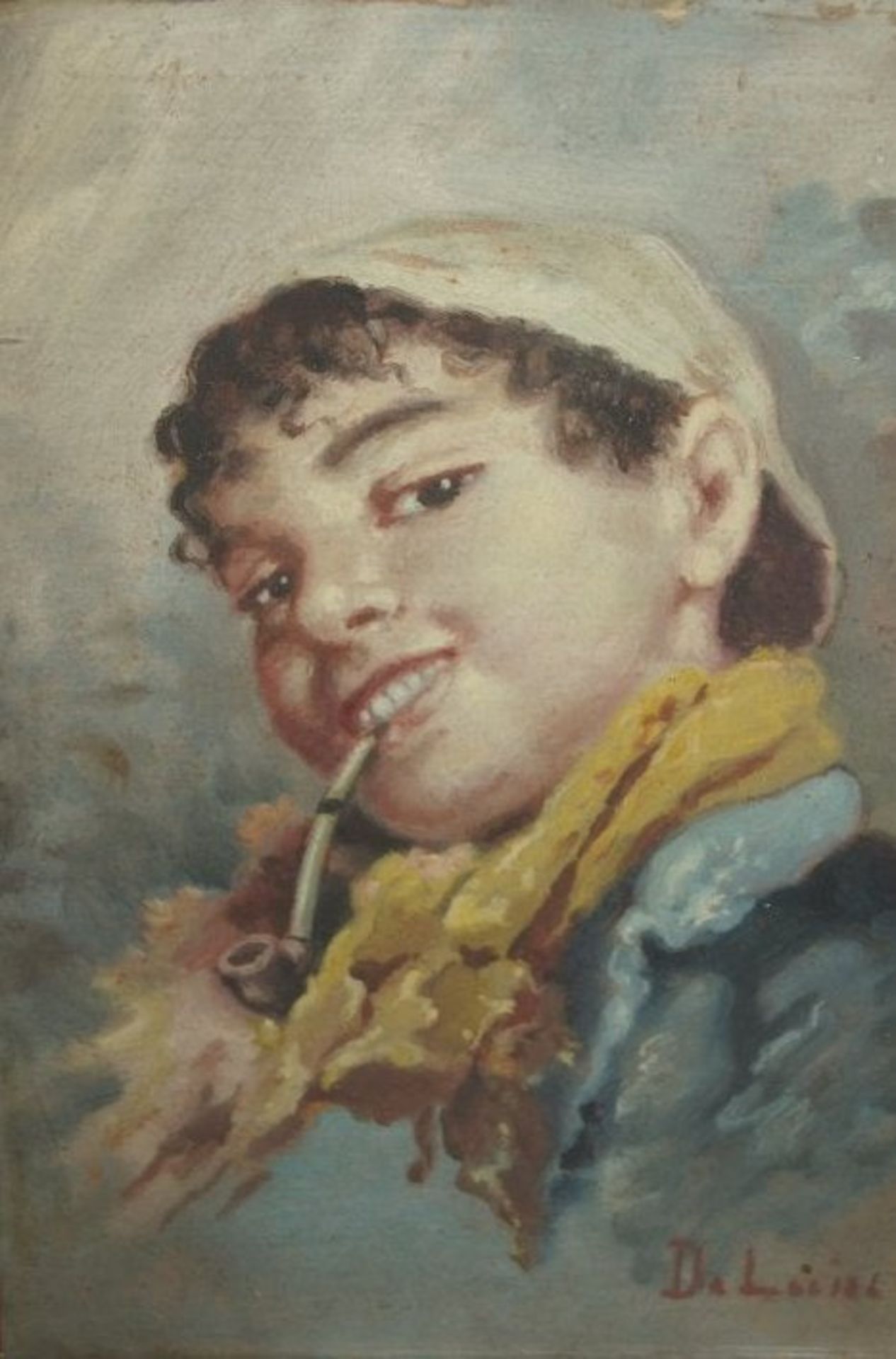 Enrico DE LUISE 1840-1915 NEAPOLITAN BOY