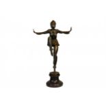 Art Deco bronze sculpture "Dancer"